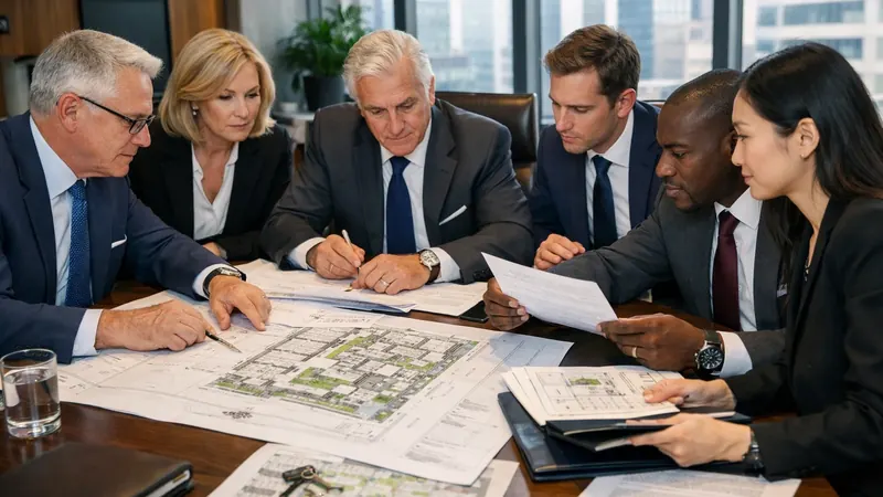 Revisión de planos de un proyecto inmobiliario