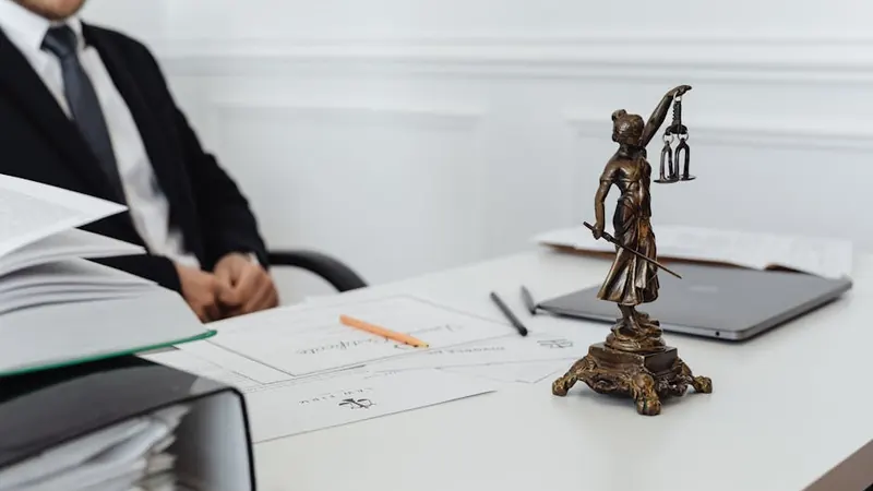 Signing a contract with legal documentation